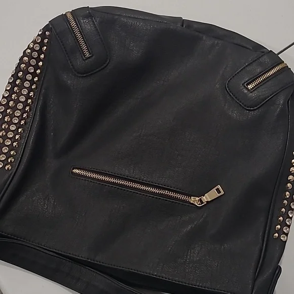 #43 Rhinestone Black Purse - Picture 6 of 6